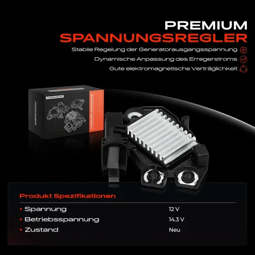 Generatorregler 12 V Frankberg 5481FB0053444 Bild Generatorregler 12 V Frankberg 5481FB0053444