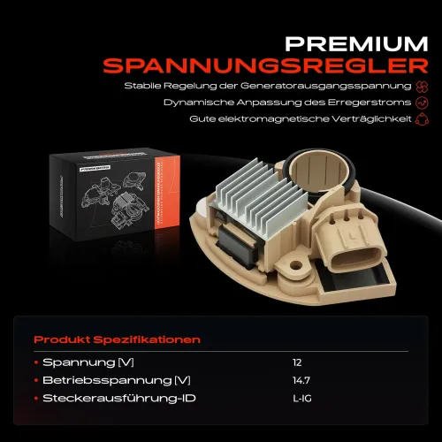 Generatorregler 12 V Frankberg 5481FB0053455 Bild Generatorregler 12 V Frankberg 5481FB0053455