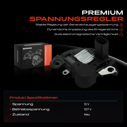 Generatorregler 12 V Frankberg 5481FB0053474 Bild Generatorregler 12 V Frankberg 5481FB0053474