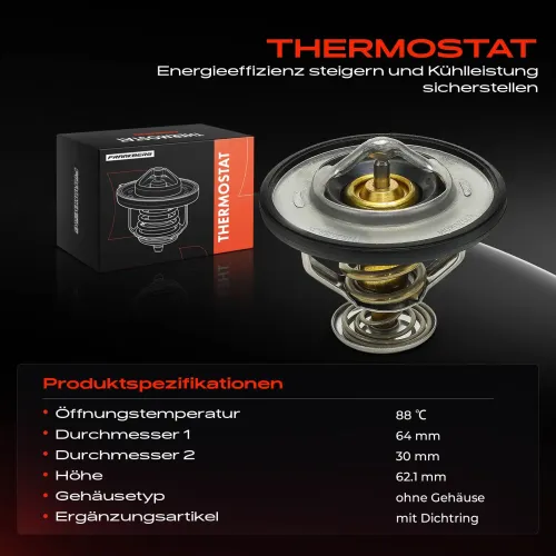 Thermostat, Kühlmittel Frankberg 5481FB0053521 Bild Thermostat, Kühlmittel Frankberg 5481FB0053521