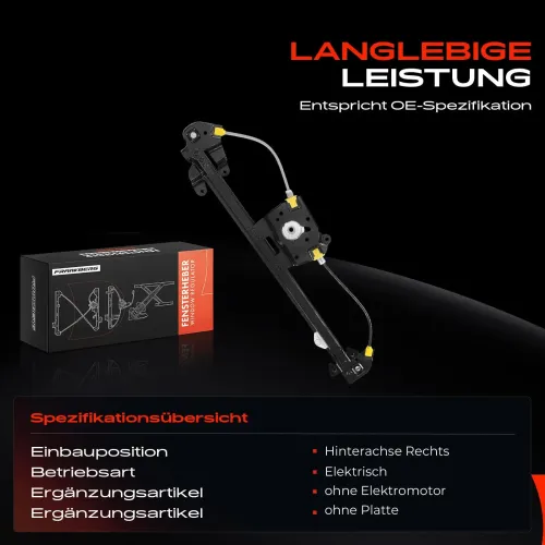 Fensterheber hinten rechts Frankberg 5481FB0053539 Bild Fensterheber hinten rechts Frankberg 5481FB0053539