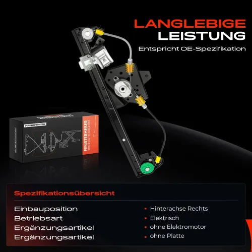 Fensterheber hinten rechts Frankberg 5481FB0053552 Bild Fensterheber hinten rechts Frankberg 5481FB0053552