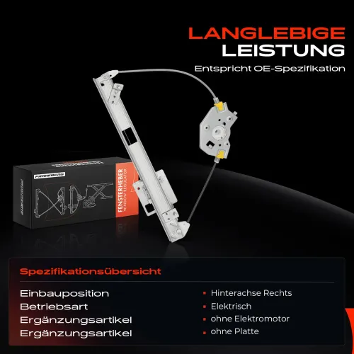 Fensterheber hinten rechts Frankberg 5481FB0053581 Bild Fensterheber hinten rechts Frankberg 5481FB0053581