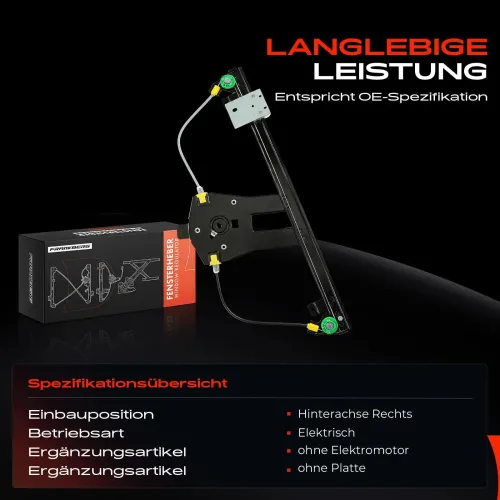 Fensterheber hinten rechts Frankberg 5481FB0053618 Bild Fensterheber hinten rechts Frankberg 5481FB0053618