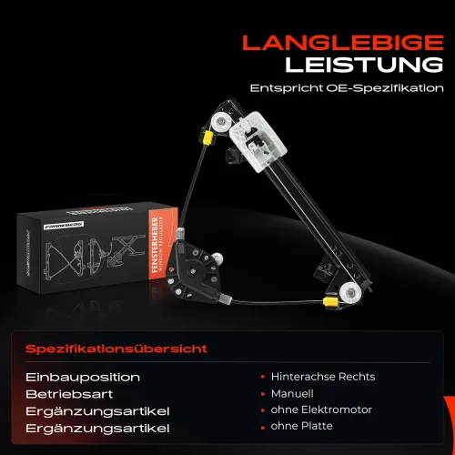 Fensterheber hinten rechts Frankberg 5481FB0053624 Bild Fensterheber hinten rechts Frankberg 5481FB0053624