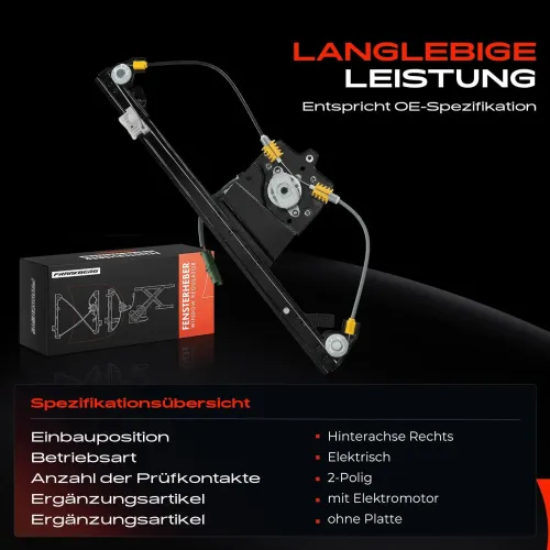 Fensterheber hinten rechts Frankberg 5481FB0053648 Bild Fensterheber hinten rechts Frankberg 5481FB0053648