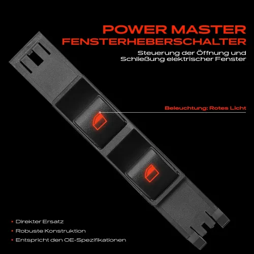 Schalter, Fensterheber fahrerseitig Frankberg 5481FB0053667 Bild Schalter, Fensterheber fahrerseitig Frankberg 5481FB0053667