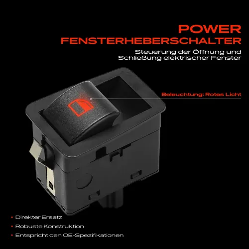 Schalter, Fensterheber hinten Frankberg 5481FB0053668 Bild Schalter, Fensterheber hinten Frankberg 5481FB0053668