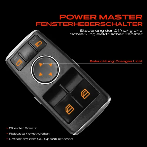 Schalter, Fensterheber fahrerseitig Frankberg 5481FB0053673 Bild Schalter, Fensterheber fahrerseitig Frankberg 5481FB0053673