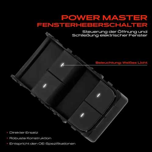 Schalter, Fensterheber fahrerseitig Frankberg 5481FB0053688 Bild Schalter, Fensterheber fahrerseitig Frankberg 5481FB0053688