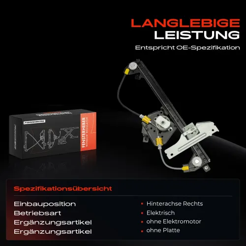 Fensterheber hinten rechts Frankberg 5481FB0053731 Bild Fensterheber hinten rechts Frankberg 5481FB0053731