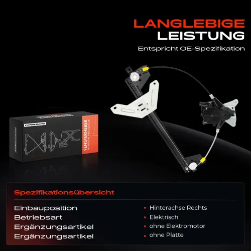 Fensterheber hinten rechts Frankberg 5481FB0053733 Bild Fensterheber hinten rechts Frankberg 5481FB0053733