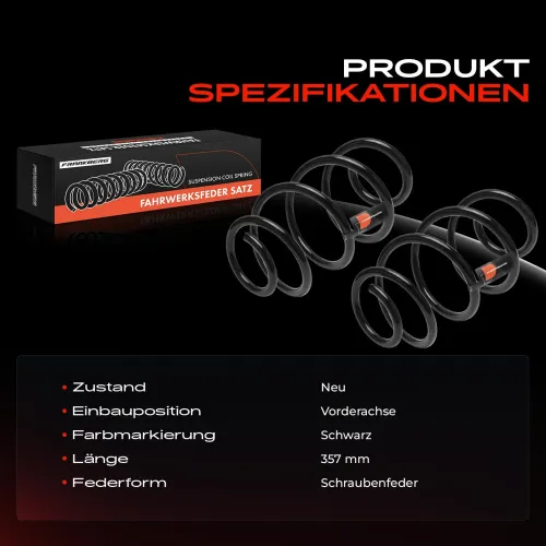 Fahrwerksfeder Vorderachse Frankberg 5481FB0053816 Bild Fahrwerksfeder Vorderachse Frankberg 5481FB0053816