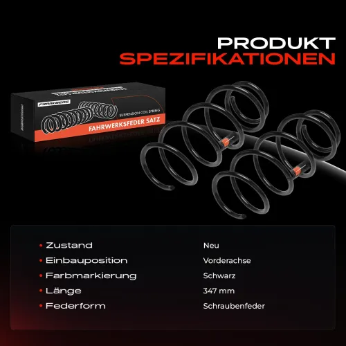 Fahrwerksfeder Vorderachse Frankberg 5481FB0053833 Bild Fahrwerksfeder Vorderachse Frankberg 5481FB0053833