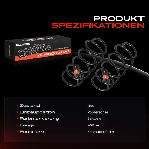 Fahrwerksfeder Vorderachse Frankberg 5481FB0053849 Bild Fahrwerksfeder Vorderachse Frankberg 5481FB0053849