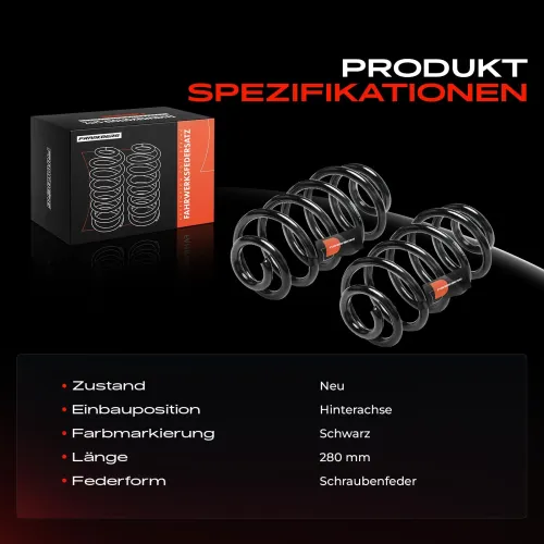 Fahrwerksfeder Hinterachse Frankberg 5481FB0053888 Bild Fahrwerksfeder Hinterachse Frankberg 5481FB0053888