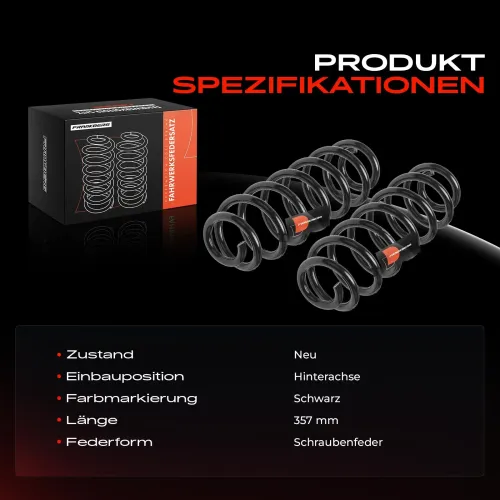 Fahrwerksfeder Hinterachse Frankberg 5481FB0053914 Bild Fahrwerksfeder Hinterachse Frankberg 5481FB0053914