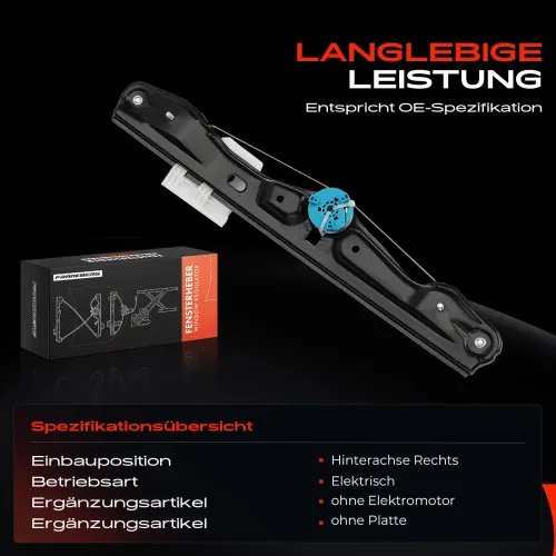 Fensterheber hinten rechts Frankberg 5481FB0053927 Bild Fensterheber hinten rechts Frankberg 5481FB0053927