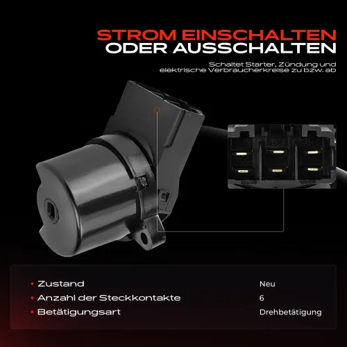 Zünd-/Startschalter Frankberg 5481FB0054061 Bild Zünd-/Startschalter Frankberg 5481FB0054061