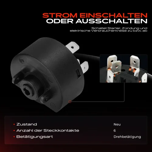 Zünd-/Startschalter Frankberg 5481FB0054062 Bild Zünd-/Startschalter Frankberg 5481FB0054062