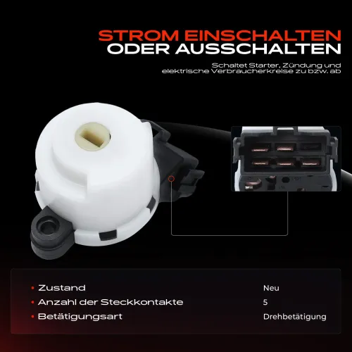 Zünd-/Startschalter Frankberg 5481FB0054063 Bild Zünd-/Startschalter Frankberg 5481FB0054063