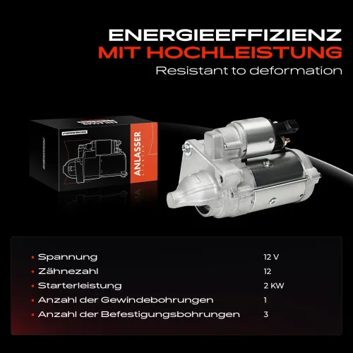 Starter 12 V 2 kW Frankberg 5481FB0054223 Bild Starter 12 V 2 kW Frankberg 5481FB0054223