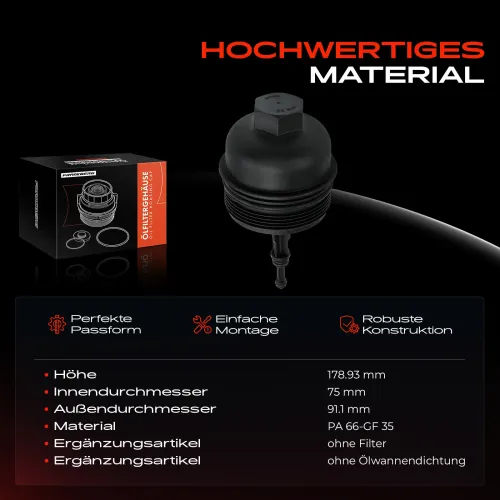 Deckel, Ölfiltergehäuse Frankberg 5481FB0054246 Bild Deckel, Ölfiltergehäuse Frankberg 5481FB0054246