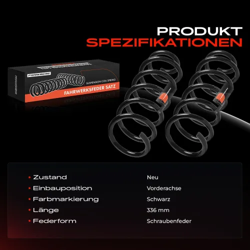 Fahrwerksfeder Vorderachse Frankberg 5481FB0054291 Bild Fahrwerksfeder Vorderachse Frankberg 5481FB0054291