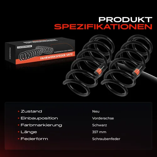 Fahrwerksfeder Vorderachse Frankberg 5481FB0054302 Bild Fahrwerksfeder Vorderachse Frankberg 5481FB0054302