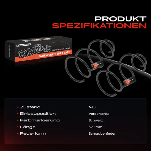 Fahrwerksfeder Vorderachse Frankberg 5481FB0054312 Bild Fahrwerksfeder Vorderachse Frankberg 5481FB0054312