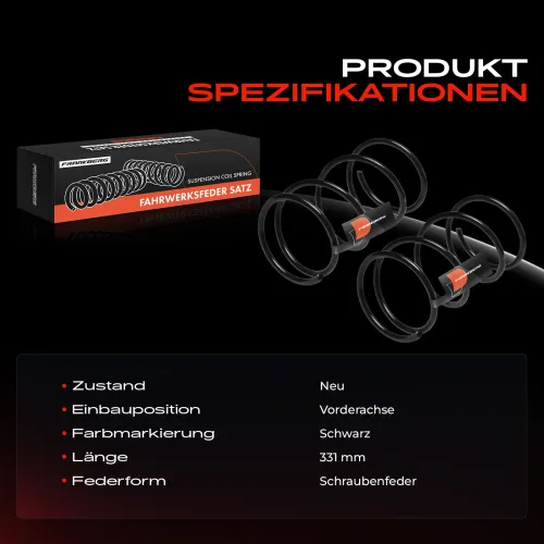 Fahrwerksfeder Vorderachse Frankberg 5481FB0054334 Bild Fahrwerksfeder Vorderachse Frankberg 5481FB0054334
