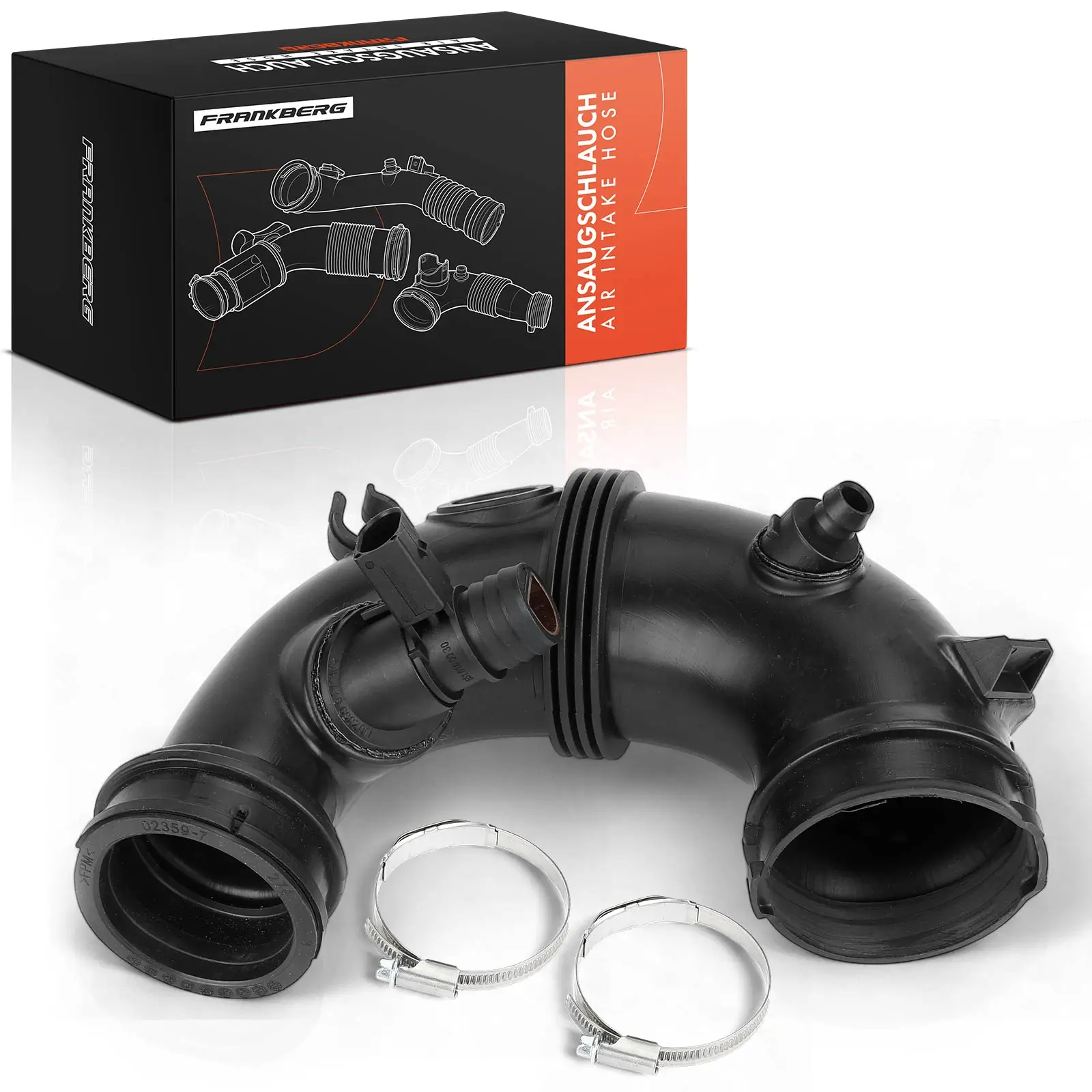 Ansaugschlauch, Luftfilter Luftfilter zum Ansaugkrümmer Frankberg 5481FB0054404