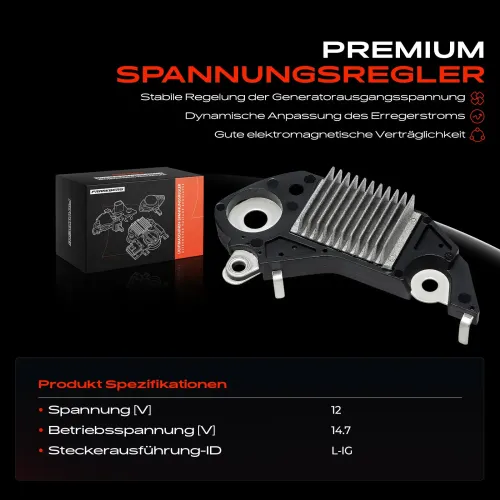 Generatorregler 12 V Frankberg 5481FB0054586 Bild Generatorregler 12 V Frankberg 5481FB0054586