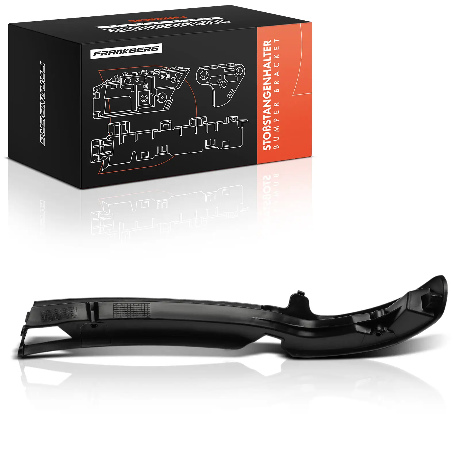 Träger, Stoßfänger Vorderachse links Frankberg 5481FB0054616