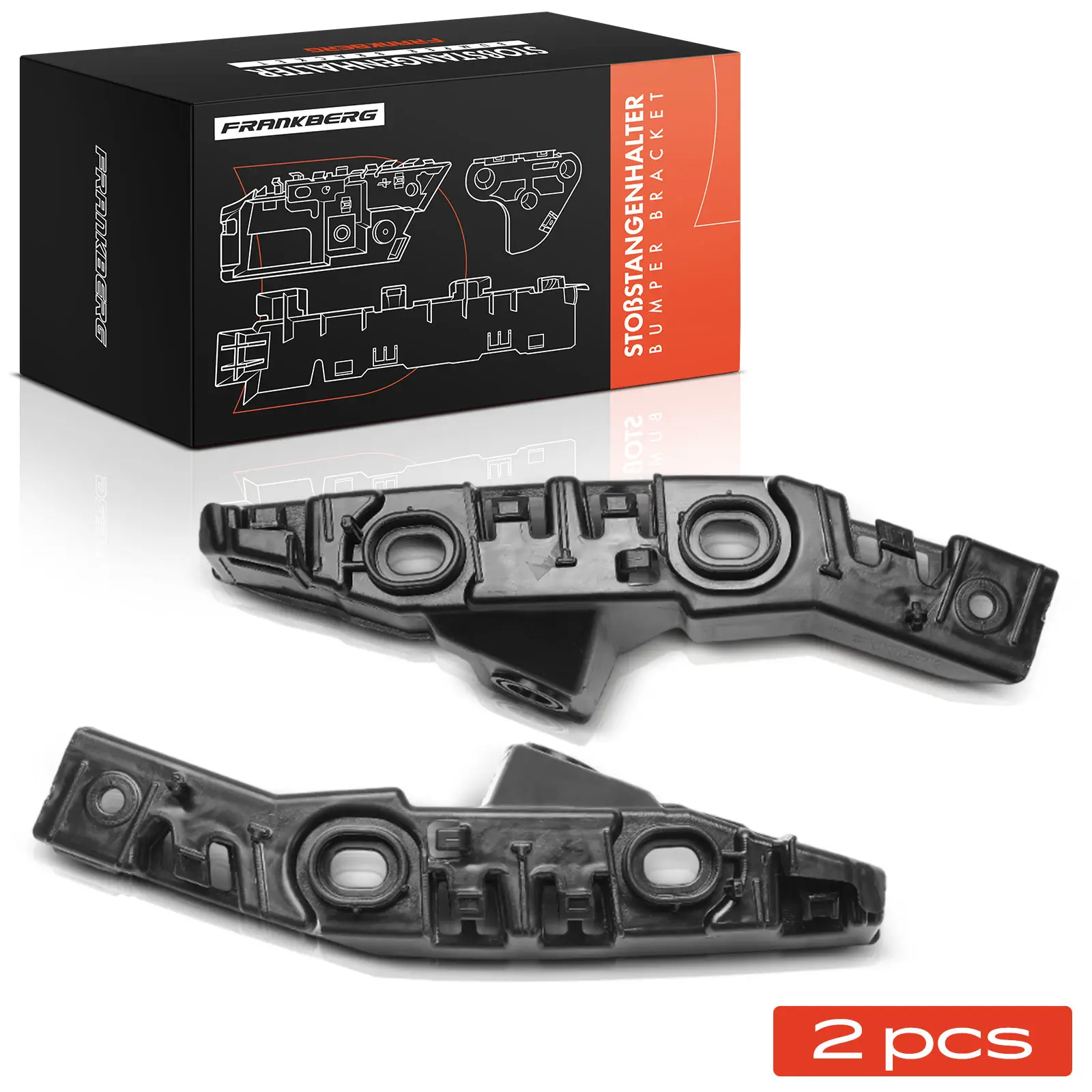 Träger, Stoßfänger Vorderachse beidseitig Frankberg 5481FB0054630