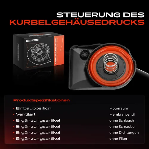 Ventil, Kurbelgehäuseentlüftung Motorraum Frankberg 5481FB0054707 Bild Ventil, Kurbelgehäuseentlüftung Motorraum Frankberg 5481FB0054707