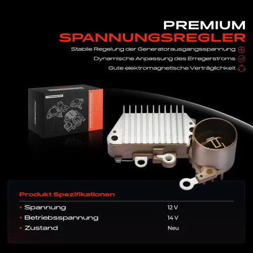 Generatorregler 12 V Frankberg 5481FB0054766 Bild Generatorregler 12 V Frankberg 5481FB0054766