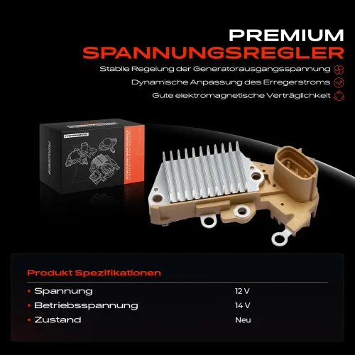 Generatorregler 12 V Frankberg 5481FB0054768 Bild Generatorregler 12 V Frankberg 5481FB0054768