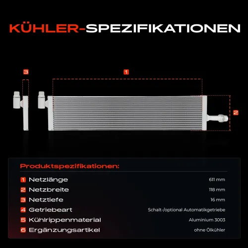 Kühler, Motorkühlung Frankberg 5481FB0054993 Bild Kühler, Motorkühlung Frankberg 5481FB0054993