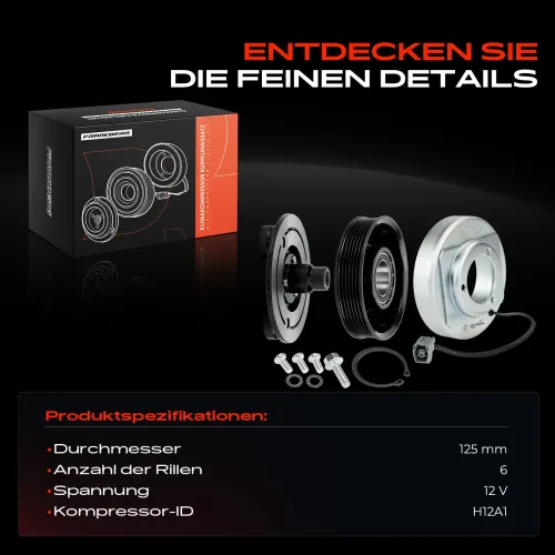 Magnetkupplung, Klimakompressor 12 V Frankberg 5481FB0055105 Bild Magnetkupplung, Klimakompressor 12 V Frankberg 5481FB0055105