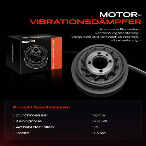 Riemenscheibe, Kurbelwelle Frankberg 5481FB0055141 Bild Riemenscheibe, Kurbelwelle Frankberg 5481FB0055141