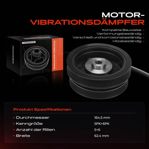 Riemenscheibe, Kurbelwelle Frankberg 5481FB0055145 Bild Riemenscheibe, Kurbelwelle Frankberg 5481FB0055145