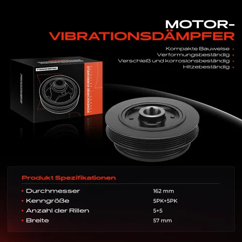 Riemenscheibe, Kurbelwelle Frankberg 5481FB0055151 Bild Riemenscheibe, Kurbelwelle Frankberg 5481FB0055151