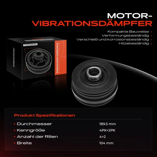 Riemenscheibe, Kurbelwelle Frankberg 5481FB0055158 Bild Riemenscheibe, Kurbelwelle Frankberg 5481FB0055158