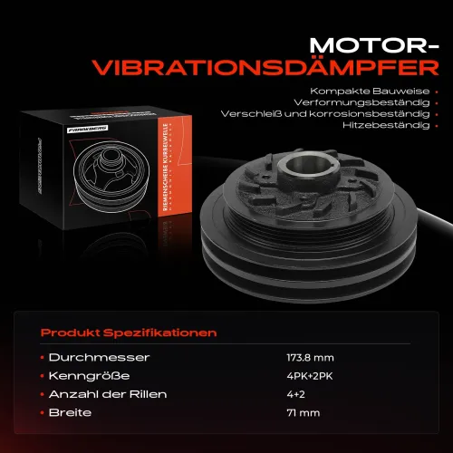 Riemenscheibe, Kurbelwelle Frankberg 5481FB0055159 Bild Riemenscheibe, Kurbelwelle Frankberg 5481FB0055159