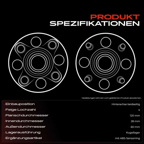 Radnabe Hinterachse beidseitig Frankberg 5481FB0055195 Bild Radnabe Hinterachse beidseitig Frankberg 5481FB0055195