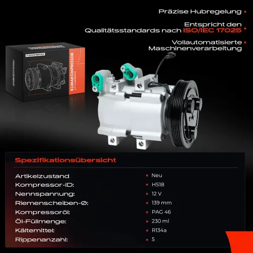 Kompressor, Klimaanlage Frankberg 5481FB0055202 Bild Kompressor, Klimaanlage Frankberg 5481FB0055202