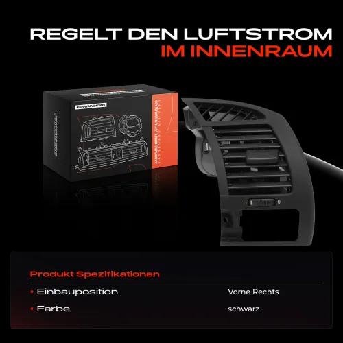 Luftdüse, Armaturenbrett vorne rechts Frankberg 5481FB0055240 Bild Luftdüse, Armaturenbrett vorne rechts Frankberg 5481FB0055240