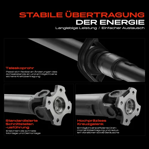 Gelenkwelle, Achsantrieb Hinterachse Frankberg 5481FB0055498 Bild Gelenkwelle, Achsantrieb Hinterachse Frankberg 5481FB0055498