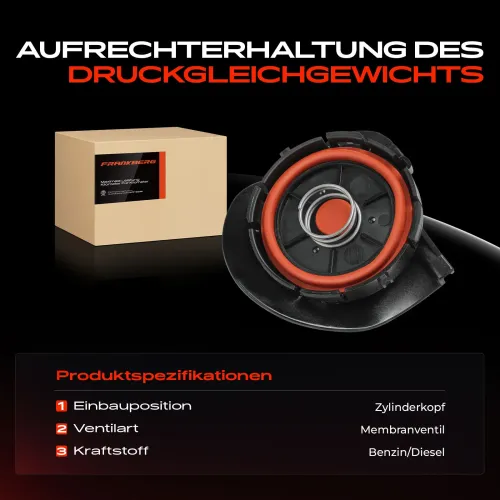 Ventil, Kurbelgehäuseentlüftung Frankberg 5481FB0055500 Bild Ventil, Kurbelgehäuseentlüftung Frankberg 5481FB0055500